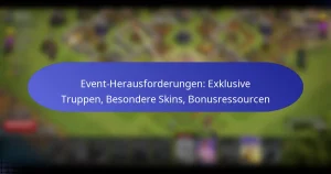 Read more about the article Event-Herausforderungen: Exklusive Truppen, Besondere Skins, Bonusressourcen