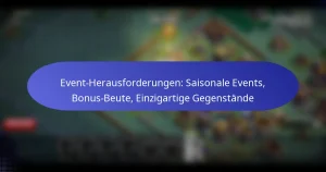 Read more about the article Event-Herausforderungen: Saisonale Events, Bonus-Beute, Einzigartige Gegenstände