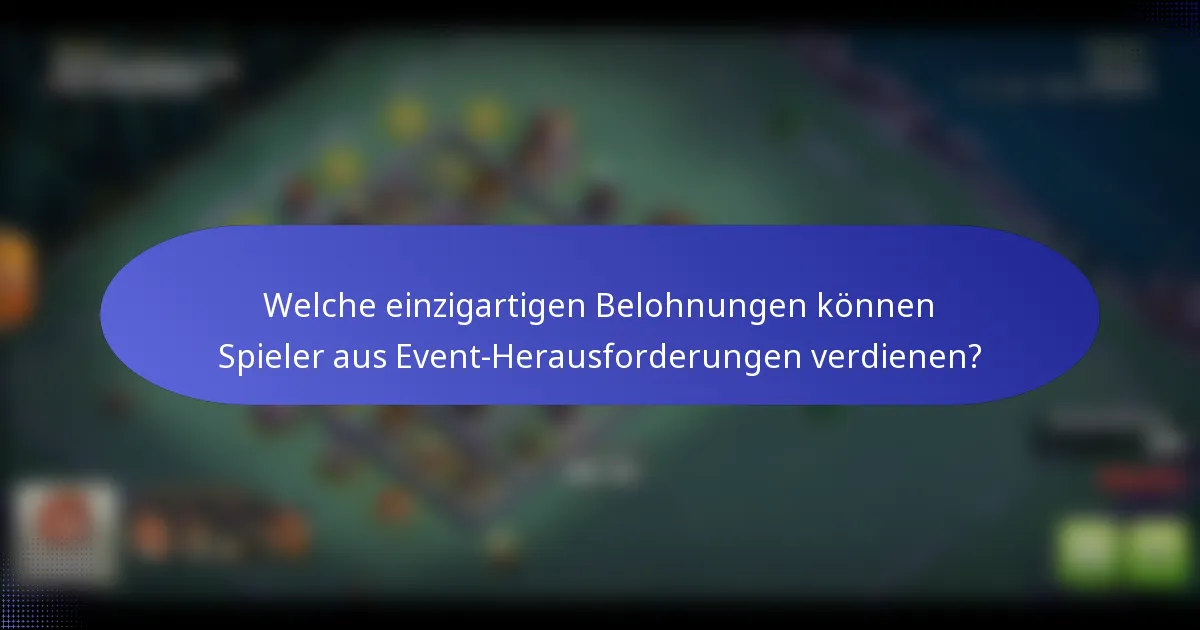 Welche einzigartigen Belohnungen können Spieler aus Event-Herausforderungen verdienen?